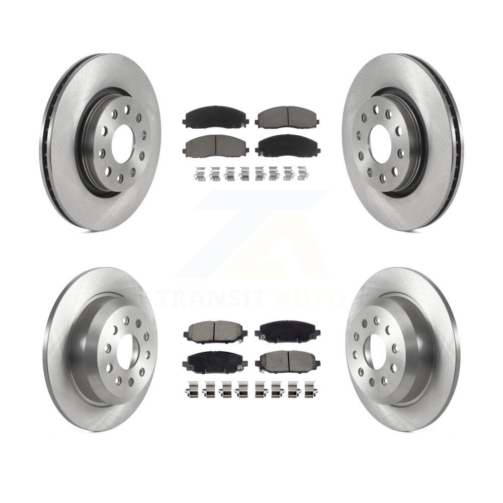 [Avant et Arrière] Disque et plaquette de frein pour 2018-2020 Jeep Wrangler Rubicon K8C-103425