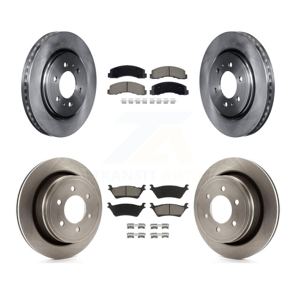 [Avant et Arrière] Disque et plaquette de frein pour 2018-2020 Ford F-150 With Manual Parking K8C-103463