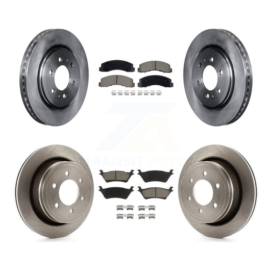 [Avant et Arrière] Disque et plaquette de frein pour 2018-2020 Ford F-150 With Manual Parking K8C-103463