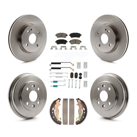 [Avant et Arrière] Disque et plaquette de frein pour 2011-2014 Mazda 2 K8C-103568