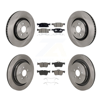 [Avant et Arrière] Disque et plaquette de frein pour 2019 Ford Edge With Red Painted Calipers K8C-103606