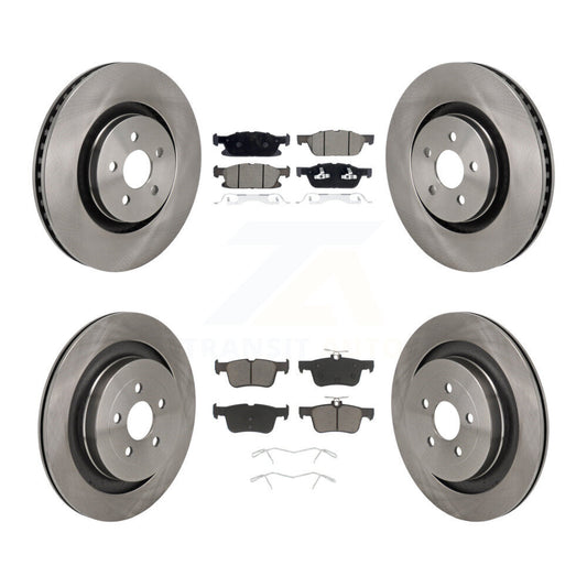 [Avant et Arrière] Disque et plaquette de frein pour 2019 Ford Edge With Red Painted Calipers K8C-103606