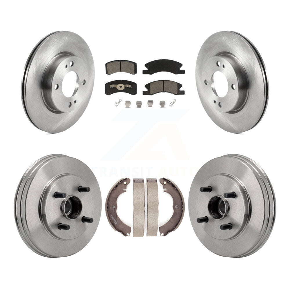 [Avant et Arrière] Disque et plaquette de frein pour Mitsubishi Mirage G4 With 1 Mounting Hole K8C-103765