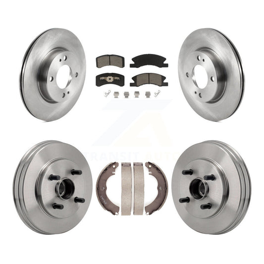 [Avant et Arrière] Disque et plaquette de frein pour Mitsubishi Mirage G4 With 1 Mounting Hole K8C-103765