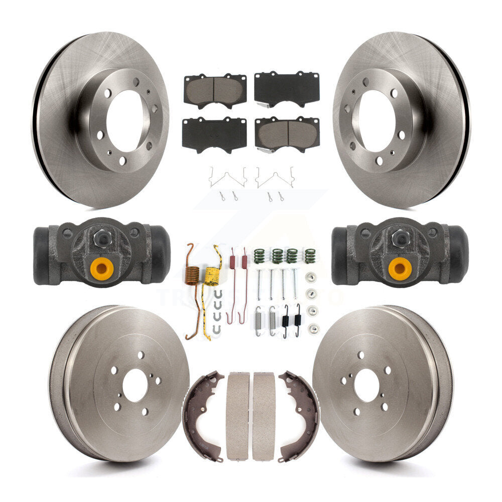 [Avant et Arrière] Disque et plaquette de frein pour Toyota Tacoma RWD With 6 Lug Wheels K8C-103784
