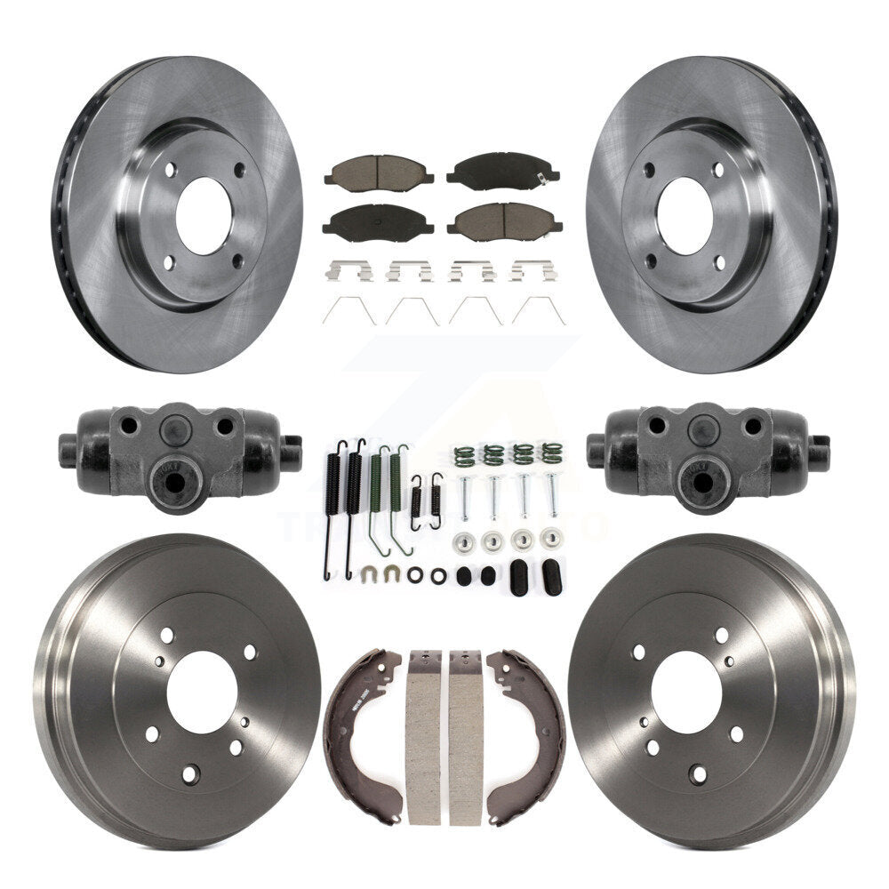 [Avant et Arrière] Disque et plaquette de frein pour 2008 Nissan Versa 4-Wheel ABS K8C-103785