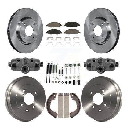[Avant et Arrière] Disque et plaquette de frein pour 2008 Nissan Versa 4-Wheel ABS K8C-103785