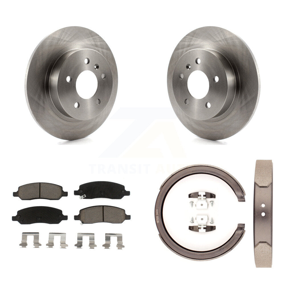 [Arrière] Disque et plaquette de frein pour 06-11 Cadillac DTS With 5 Lug Wheels K8C-103836