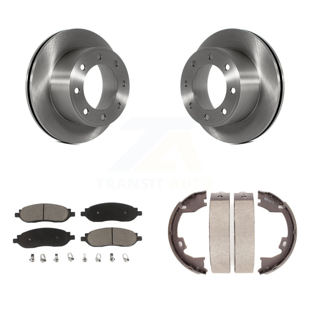 [Arrière] Disque et plaquette de frein pour 2005-2007 Ford F-350 Super Duty F-250 K8C-103846