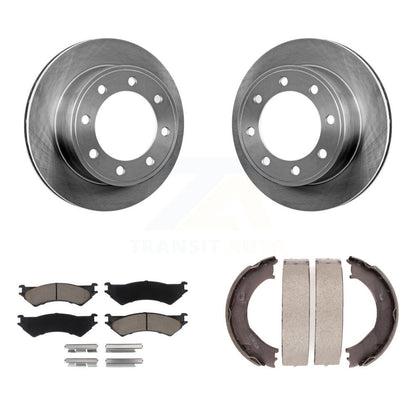 [Arrière] Disque et plaquette de frein pour Ford E-350 Super Duty E-250 Econoline K8C-104004