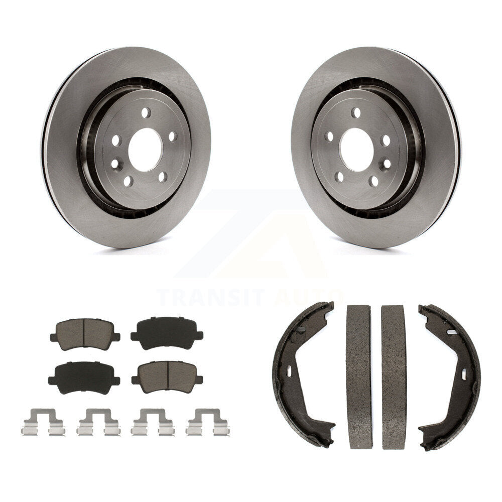 [Arrière] Disque et plaquette de frein pour 07-09 Volvo S80 AWD With Vented Rotor K8C-104177