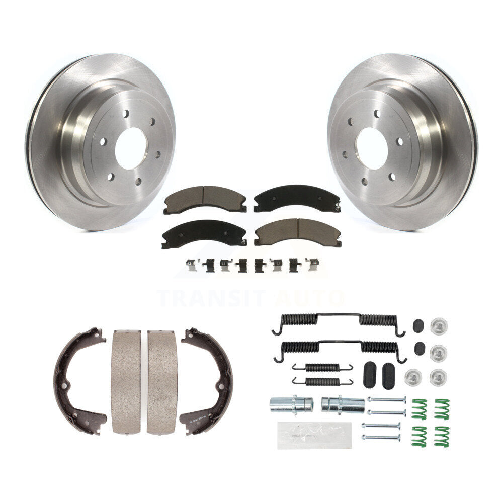 [Arrière] Disque et plaquette de frein pour 2016-2019 Nissan TITAN XD K8C-104263