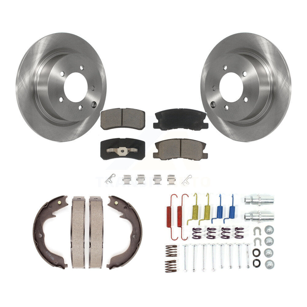 [Arrière] Disque et plaquette de frein pour 08 Mitsubishi Outlander 2.4L K8C-104416