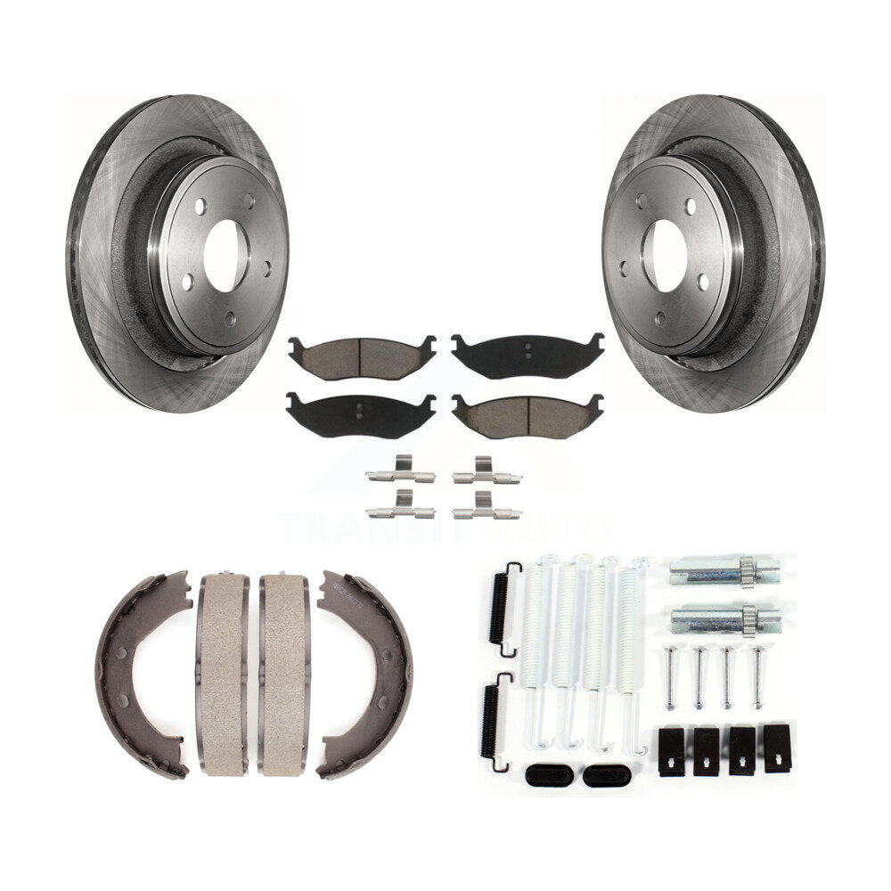 [Arrière] Disque et plaquette de frein pour Dodge Ram 1500 Durango Aspen K8C-104511