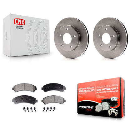 [Avant] Kit de Disque et plaquette (semi-métallique) de frein pour 1997 Chevrolet Blazer GMC Jimmy 4WD K8F-100002