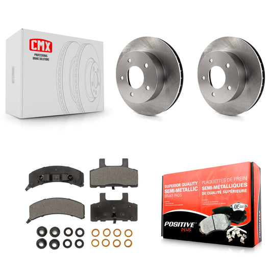 [Avant] Kit de Disque et plaquette (semi-métallique) de frein pour 1990-2002 Chevrolet Astro GMC Safari AWD K8F-100004