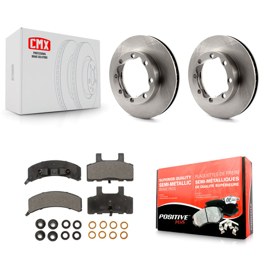 [Avant] Kit de Disque et plaquette (semi-métallique) de frein pour K1500 Suburban GMC Chevrolet K2500 K8F-100008