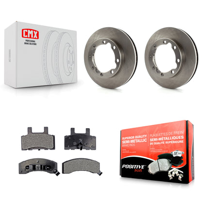 [Avant] Kit de Disque et plaquette (semi-métallique) de frein pour Dodge Ram 2500 K3500 3500 Chevrolet GMC K8F-100010