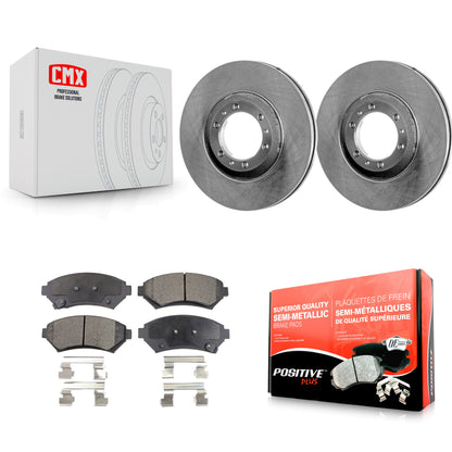 [Avant] Kit de Disque et plaquette (semi-métallique) de frein pour Buick LeSabre Century Pontiac Grand Prix Chevrolet Venture Regal Oldsmobile Montana Bonneville Intrigue Silhouette Trans Sport K8F-100014