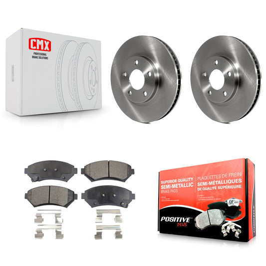 [Avant] Kit de Disque et plaquette (semi-métallique) de frein pour Chevrolet Buick Impala LeSabre Cadillac DeVille Monte Carlo Park Avenue Pontiac Bonneville Oldsmobile Eldorado Aurora Intrigue K8F-100015