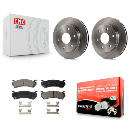 [Avant] Kit de Disque et plaquette (semi-métallique) de frein pour Chevrolet Silverado 1500 GMC Tahoe Sierra Suburban Yukon Avalanche XL Cadillac Classic Escalade Express 2500 Astro ESV EXT Savana K8F-100020