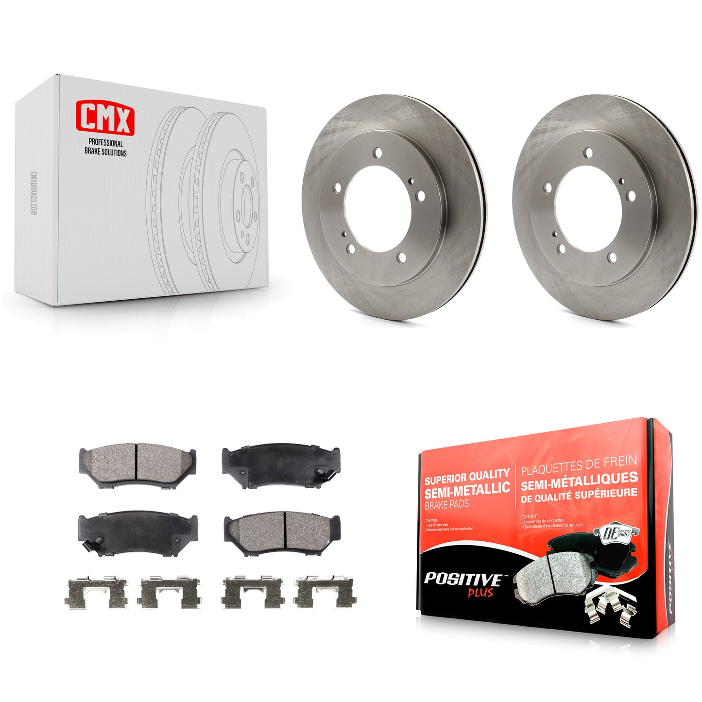 [Avant] Kit de Disque et plaquette (semi-métallique) de frein pour 1999-2004 Chevrolet Tracker Suzuki Vitara K8F-100022