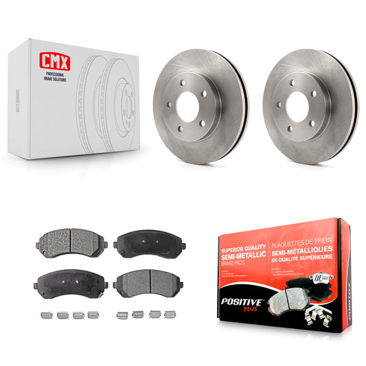 [Avant] Kit de Disque et plaquette (semi-métallique) de frein pour Buick Rendezvous Pontiac Aztek K8F-100023