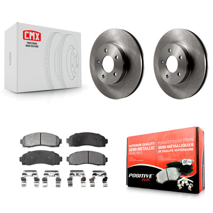 [Avant] Kit de Disque et plaquette (semi-métallique) de frein pour Saturn Vue Chevrolet Equinox Pontiac Torrent K8F-100029