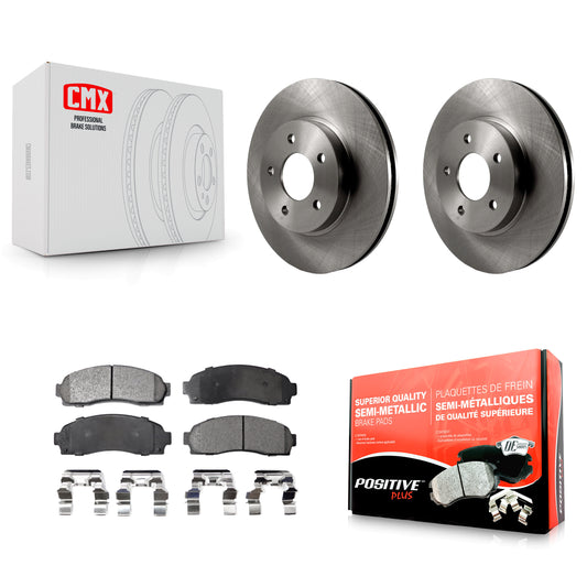 [Avant] Kit de Disque et plaquette (semi-métallique) de frein pour Saturn Vue Chevrolet Equinox Pontiac Torrent K8F-100029