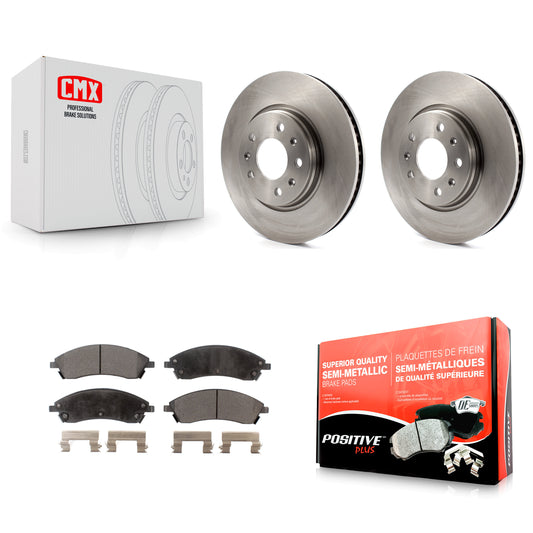[Avant] Kit de Disque et plaquette (semi-métallique) de frein pour 2006-2007 Cadillac CTS Base avec Sport Suspension K8F-100030