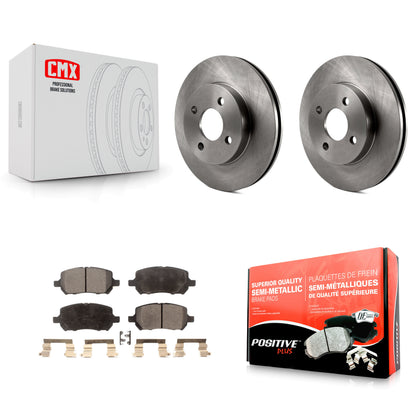 [Avant] Kit de Disque et plaquette (semi-métallique) de frein pour Chevrolet Cobalt Saturn Ion Pontiac G5 Pursuit K8F-100034