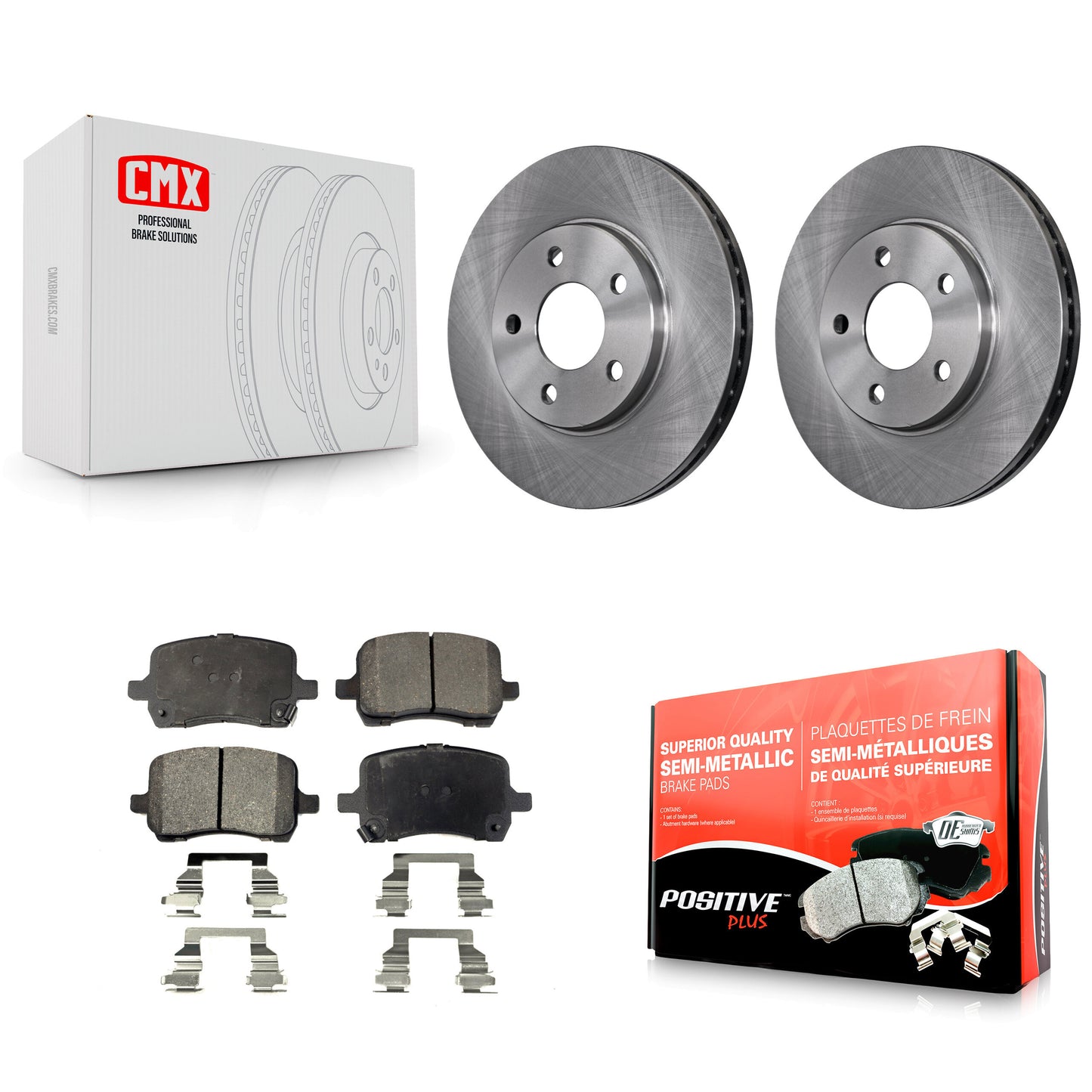 [Avant] Kit de Disque et plaquette (semi-métallique) de frein pour Chevrolet Malibu K8F-100042