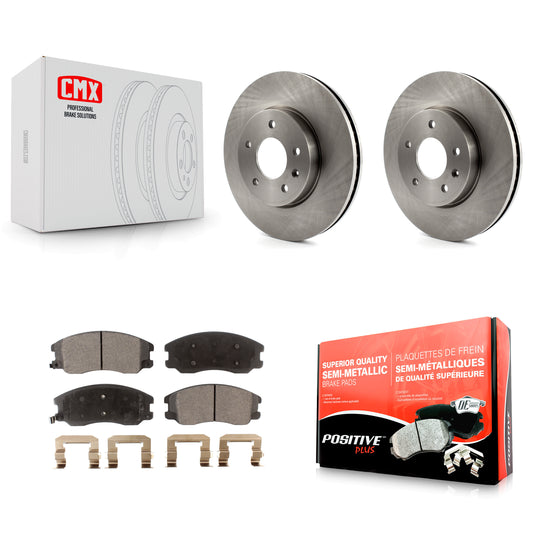 [Avant] Kit de Disque et plaquette (semi-métallique) de frein pour Chevrolet Equinox Saturn Vue Captiva Sport Pontiac Torrent Suzuki XL-7 K8F-100061