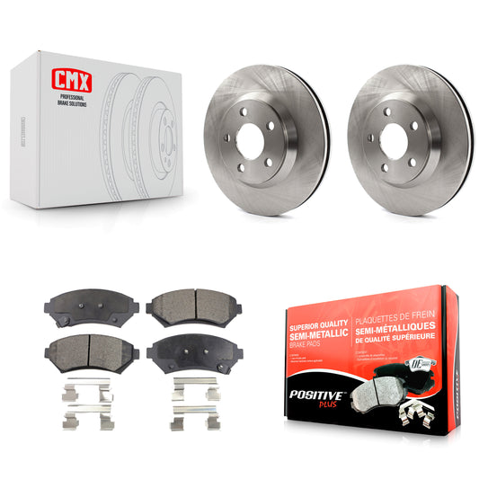 [Avant] Kit de Disque et plaquette (semi-métallique) de frein pour 2005 Chevrolet Impala Buick LeSabre Cadillac DeVille Monte Carlo Pontiac Bonneville Park Avenue K8F-100062