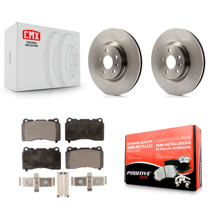 [Avant] Kit de Disque et plaquette (semi-métallique) de frein pour Cadillac XTS Buick Regal K8F-100065