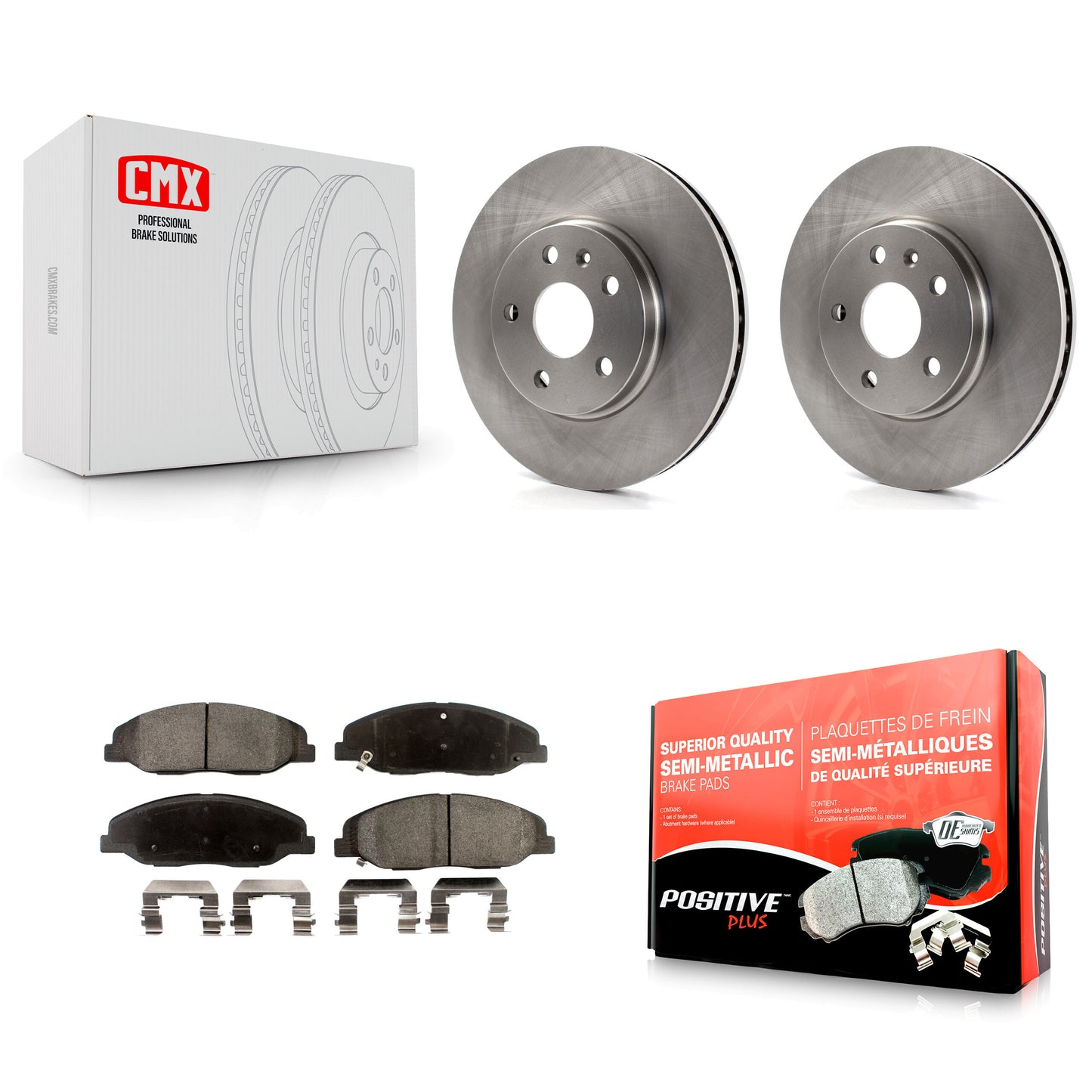 [Avant] Kit de Disque et plaquette (semi-métallique) de frein pour Cadillac CTS K8F-100071