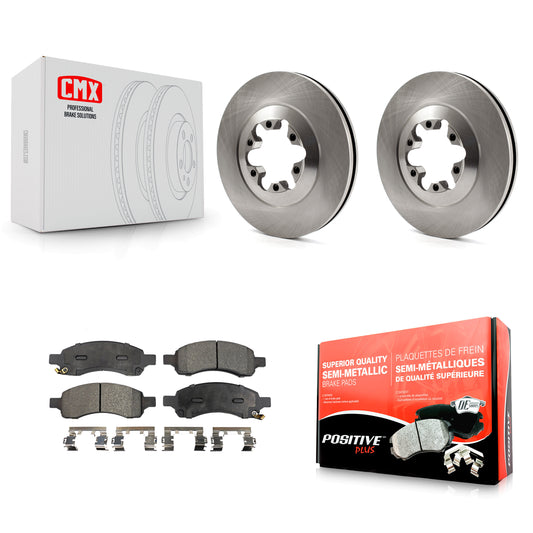 [Avant] Kit de Disque et plaquette (semi-métallique) de frein pour Chevrolet Colorado GMC Canyon K8F-100073