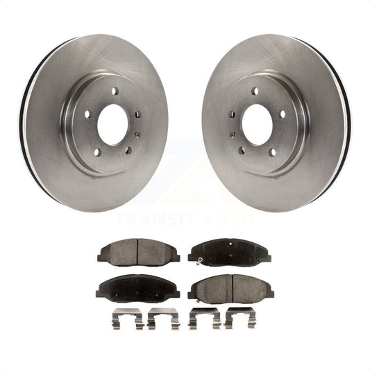 [Avant] Kit de Disque et plaquette (semi-métallique) de frein pour 2009-2011 Cadillac STS avec Base Brakes or Performance K8F-100074 par Transit Auto