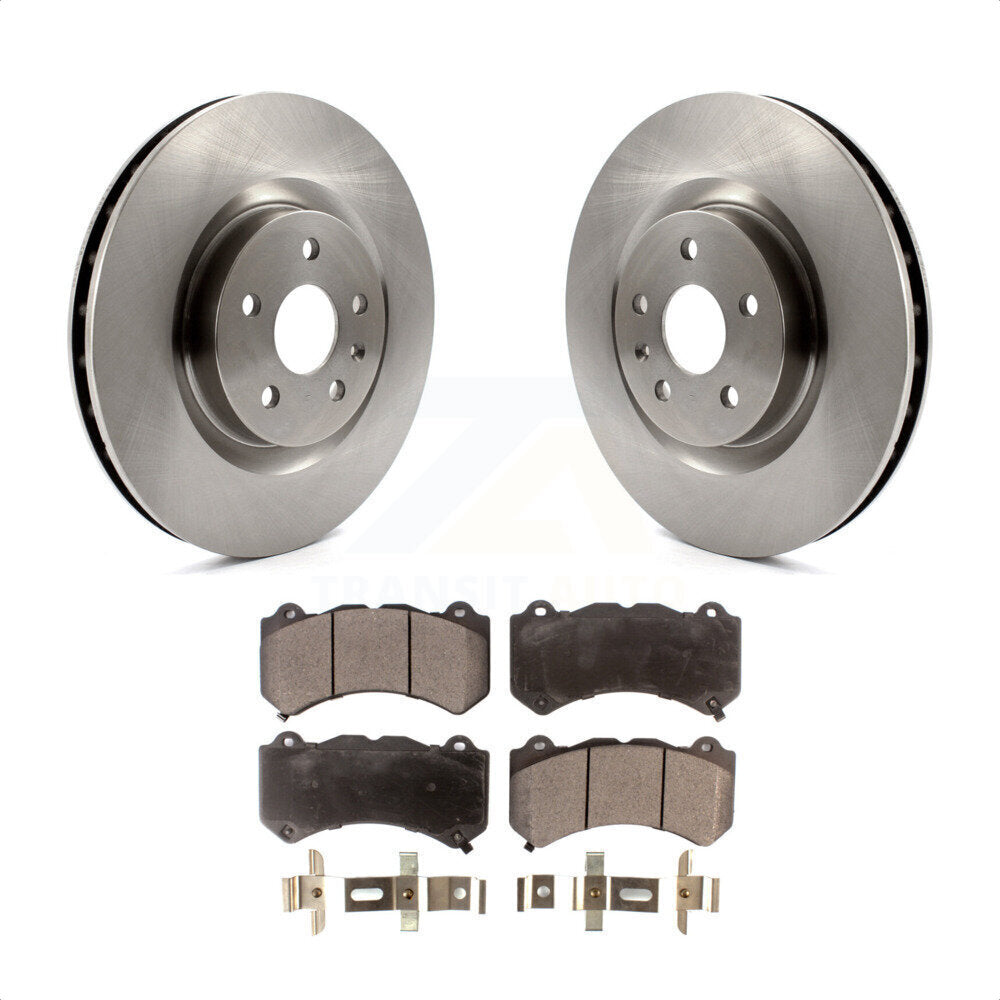[Avant] Kit de Disque et plaquette (semi-métallique) de frein pour 2014 Chevrolet Camaro ZL1 K8F-100078 par Transit Auto