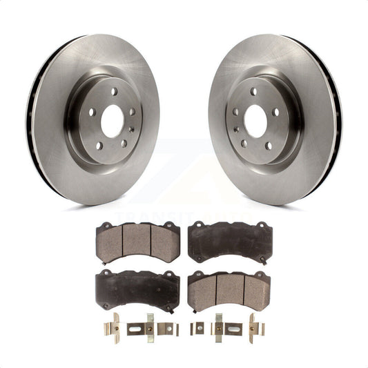 [Avant] Kit de Disque et plaquette (semi-métallique) de frein pour 2014 Chevrolet Camaro ZL1 K8F-100078 par Transit Auto