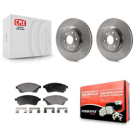 [Avant] Kit de Disque et plaquette (semi-métallique) de frein pour Cadillac SRX Saab 9-4X K8F-100080