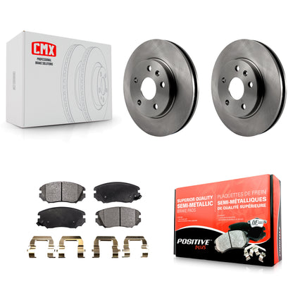 [Avant] Kit de Disque et plaquette (semi-métallique) de frein pour Chevrolet Malibu Buick LaCrosse Regal Limited K8F-100084