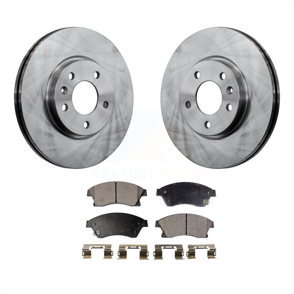 [Avant] Kit de Disque et plaquette (semi-métallique) de frein pour Chevrolet Cruze Buick Verano Volt Orlando K8F-100087 par Transit Auto