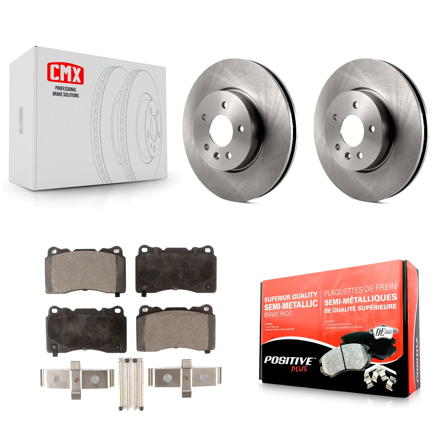 [Avant] Kit de Disque et plaquette (semi-métallique) de frein pour Cadillac ATS K8F-100092