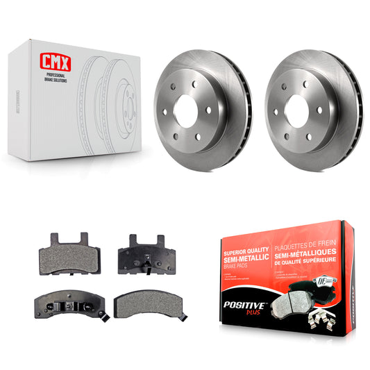 [Avant] Kit de Disque et plaquette (semi-métallique) de frein pour Chevrolet Tahoe GMC Yukon K2500 Suburban K1500 K8F-100097