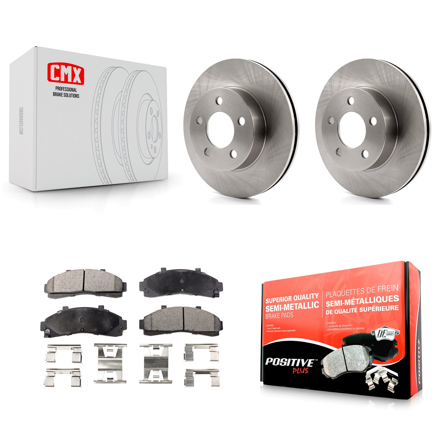 [Avant] Kit de Disque et plaquette (semi-métallique) de frein pour Ford Ranger Explorer Mercury Mountaineer Mazda B3000 B4000 K8F-100103
