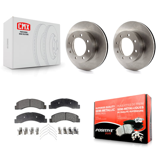 [Avant] Kit de Disque et plaquette (semi-métallique) de frein pour Ford F-250 Super Duty F-350 K8F-100122