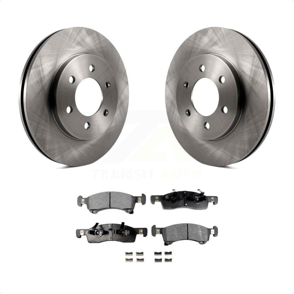 [Avant] Kit de Disque et plaquette (semi-métallique) de frein pour Ford Expedition Lincoln Navigator K8F-100127 par Transit Auto