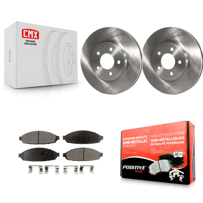 [Avant] Kit de Disque et plaquette (semi-métallique) de frein pour Ford Crown Victoria Mercury Grand Marquis Lincoln Town Car Marauder K8F-100129