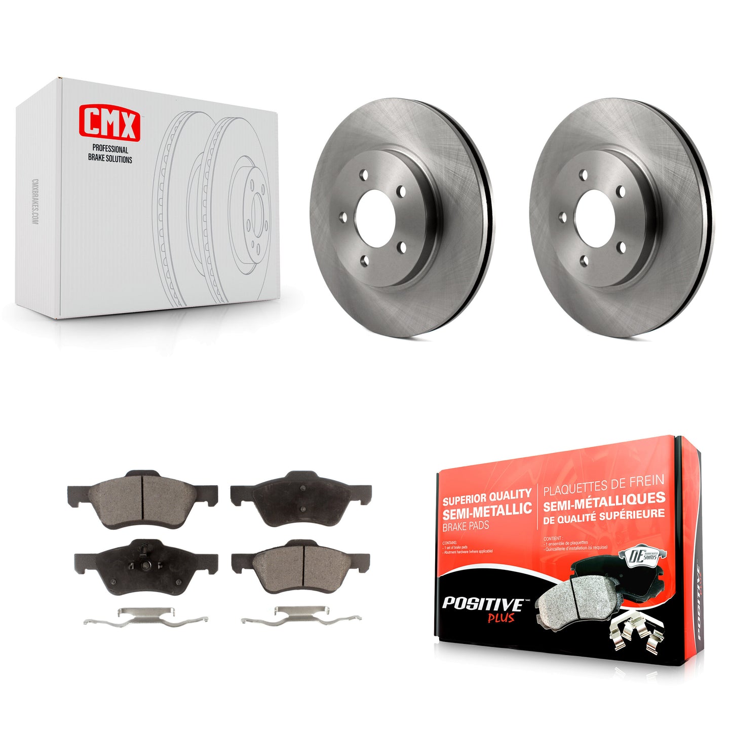 [Avant] Kit de Disque et plaquette (semi-métallique) de frein pour Ford Escape Mercury Mariner K8F-100134